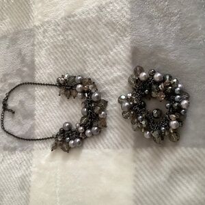 Necklace, bracelet and earrings set